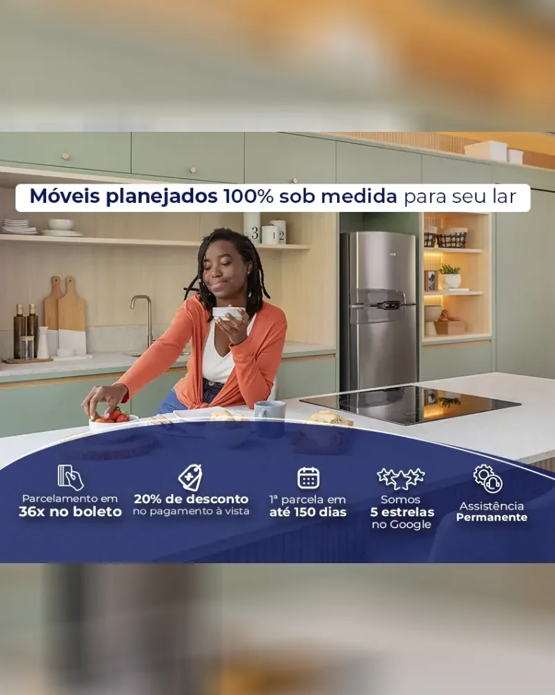 Móveis planejados 100% sob medida para seu lar